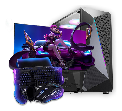 Pc Game Barato Core I5 Com Monitor 16gb Ssd 440gb + Estudos