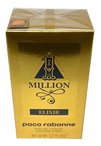 One Million Elixir Edp Masc 50ml - Selo Adipec