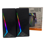 Caixa De Som Alto Falante Subwoofer Rgb Bluetooth - Computad