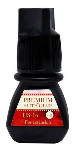 Cola Elite Hs16 3ml Extensão Cílios Fio Premium Black Glue