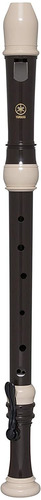Flauta Dulce Yamaha Yrt-304b Tenor Clave De Do Color Negra