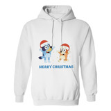 Sudadera Con Gorro Bluey Merry Christmas