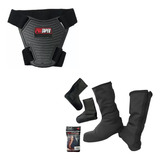 Botas Zapatones Impermeables Moto + Protector Cambios