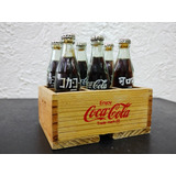 Mini Botellitas En Caja Coca Cola Retro Miniatura 80's 6pack