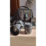 Nikon D3400 + Bolso + Lente 18-55 + Lente 1.8