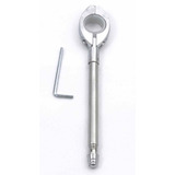 Antena Corta Pipa Moto Para Guidão 7/8 Inox Spencer Prata