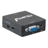 Convertidor Vga A Hdmi Mitzu Mhd-1023 Color Negro