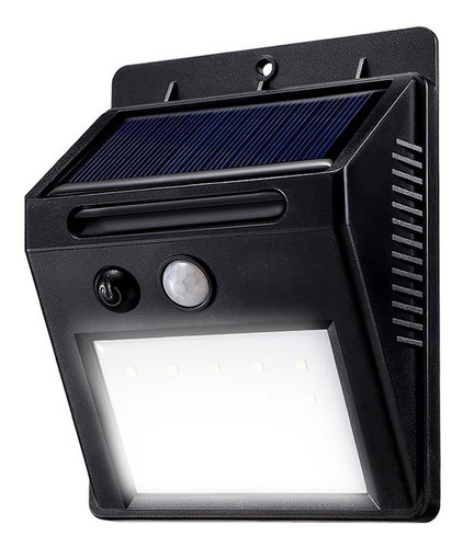 Luz Solar Led Para Exterior Gadnic Sensor De Movimiento