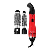 Cepillo Secador Revlon 3 En 1 Desmontable Rojo Envio Gratis