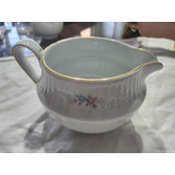 Cremera Porcelana Tsuji Floral Borde Dorado