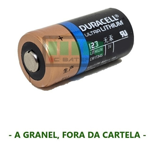 Cr123 3v Lithium Duracell Para Dea Zoll Plus / 1 Pilha