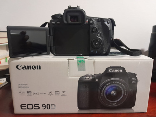 Camara Canon Eos 90d Body Video 4k Color Negro