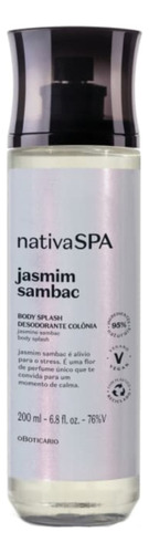 O Boticário Nativa Spa Jasmim Sambac Body Splash Deo-colônia 200ml Para Mulher