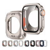 Case Cristal Templado Para Apple Watch Series 9 8 7 6 5 4 Se