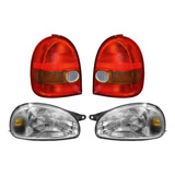 Juego Faros Chevy Rayados Y Par Calaveras Chevy 2 Puertas