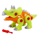 Brinquedo Didático Dinossauro De Montar Com Som - Maral