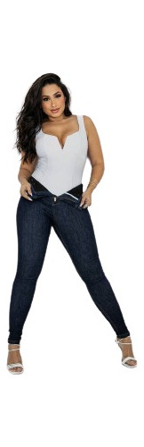 Calça Jeans Feminina Super Lipo 180 Amaciada Mamacita