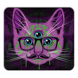 Mouse Pad Gatos Antejos Personzalizado Mascotas Regalo 678