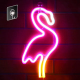 Flamingo Light Neon Sign - Luces De Neón De Decoración De Pa