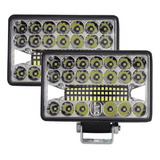 Kit De Faros Estrobo Blanco Tunelight 144w 36 Leds Jeep/4x4