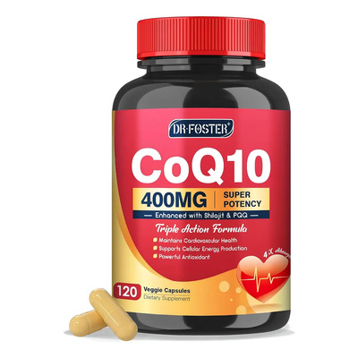 Coq10 400mg Con 120 Cápsulas Salud Corazon Hecho En Usa Sabor Sin Sabor | Envío gratis