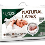 Travesseiro Natural Latex Alto Duoflex 70x50x16