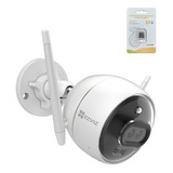 Camara Exterior Wifi Ip Ezviz Hd Luz Y Sirena Slot Sd Audio