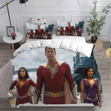 ¡shazam! Ropa De Cama De Talla Única De Fury Of The Gods