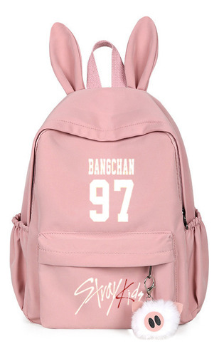 Mochila De Lona Straykids, Orelha Rechonchuda, Fofa, Mochila