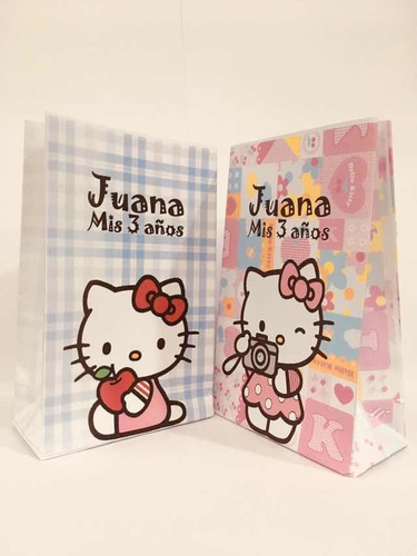 Bolsitas Golosineras Hello Kitty X 10 Personalizadas