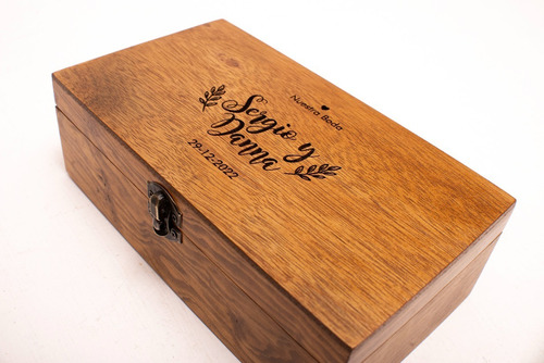 Caja De Madera Para Fotos Y Video 6x8 Personalizada