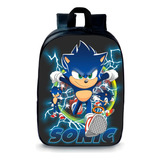 Mochila Pre Escolar  Infantil Creche Super Sonic 97