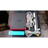 Nintendo Wii Mini Rojo Completo, Funcionando Perfectamente 