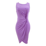 Vestido Fiesta Casual Mujer Elegante Cruzado Strech Bd05334