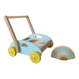 Carrito Caminador De Empuje + Arco Iris Montessori