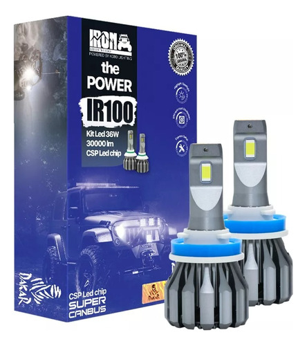 Kit Luces Iron The Power Ir100 Csp Led Chip Super Canbus