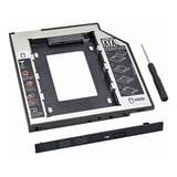 Case Caddy Gaveta Suporte Hd Notebook Gravador De Dvd 9,5mm 