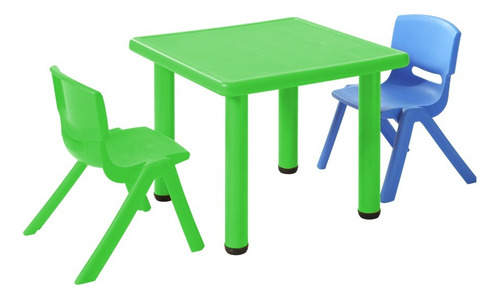 Mesa + 2 Sillas Niños Infantil Plástico Calidad / Juguetoncl