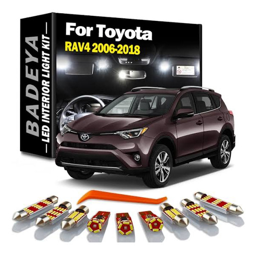 Led Premium Interior Toyota Rav4 2013 2018 + Herramienta