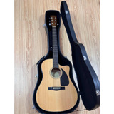 Guitarra Electrostática Fender Acoustics Cd-60sce Nat-ds-v2