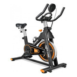 Bicicleta Ergométrica Kikos Max-ks2 Para Spinning Cor Preto E Laranja