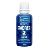 Corante Liquido 50ml Bisnaga Azul Cx C/12 Xadrez 