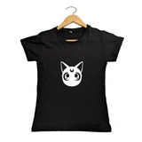 Camiseta Larga  Gato Sailor Moon Dama