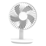 Ventilador De Escritorio Recargable Con Luz Nocturna,