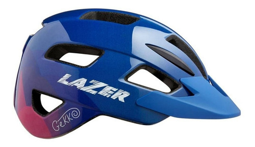 Casco De Ciclismo Lazer Gekko Mips De Niños Avant Motos Color Azul/rosa Talle 50-56