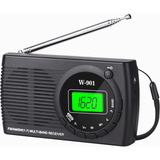 Radio Portátil Bocina Fm/am/sw Radio Digital Estéreo 3,5 Mm