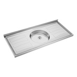 Mesada Cocina De Acero Inoxidable 1,20x0,52