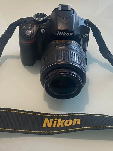  Nikon D3200 Dslr Cor  Preto + Lentes 18-55 E 55-200
