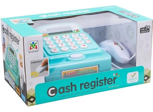 Caja Registradora Infantil Calculadora Accesorios Verduras