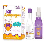 Kit Shampoo + Spray Nefertiti Anti Piojos Y Liendres + Peine